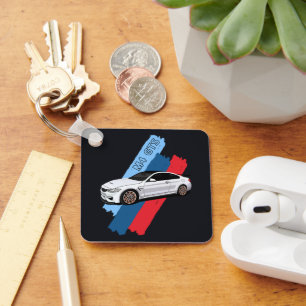 Porte-clés Bandes de course de la bête de performance de pist