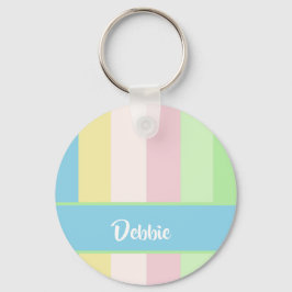 Porte-clés Bandes de palette pastel coloré