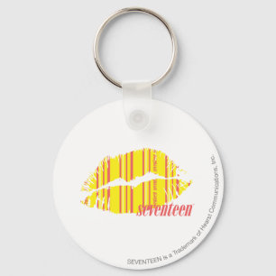 Porte-clés Bandes minces Jaune