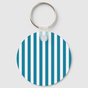 Porte-clés Bandes verticales bleues et blanches