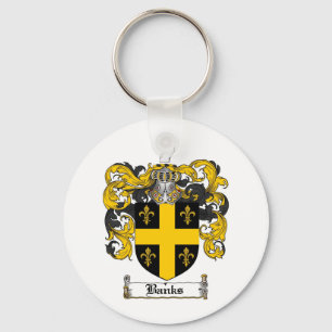 PORTE-CLÉS BANQUES CRÊTE FAMILIALE - BANQUES MANTEAU D'ARMES