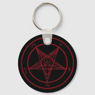 Porte-clés baphomet - Customisé