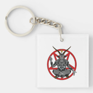Porte-clés Baphomet roi de l'enfer
