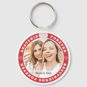 Porte-clés Baptêtes pour toujours BFF Photo personnalisée m