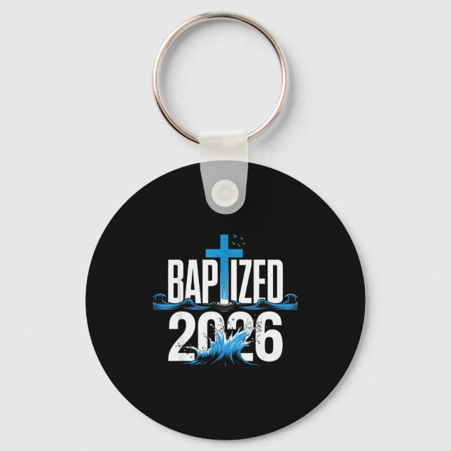 Porte-clés Baptized 2026  (Recto)