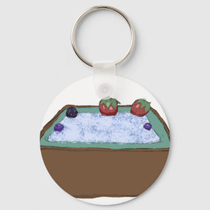 Porte-clés Baquet chaud de baie