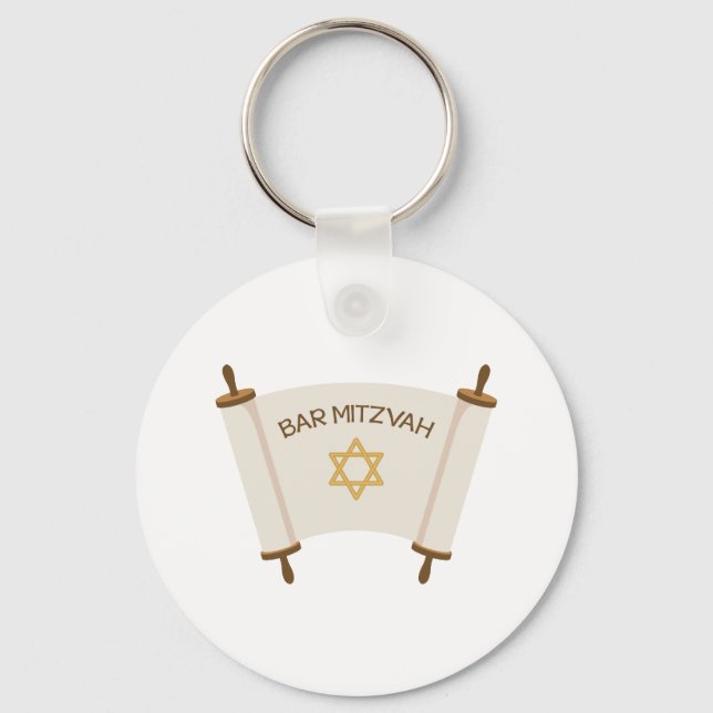 Porte-clés Bar Mitzvah (Recto)