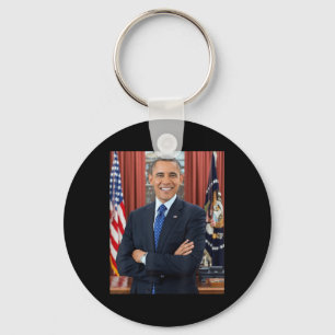 Porte-clés Barack Obama Photo 44ème Président Potus Patriotic