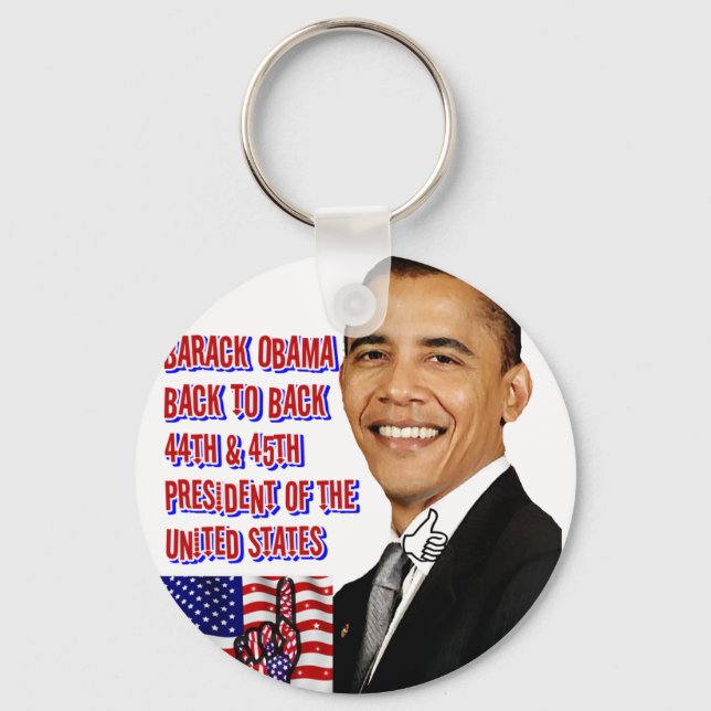 Porte-clés Barack Obama, Retour À Retour_ (Recto)