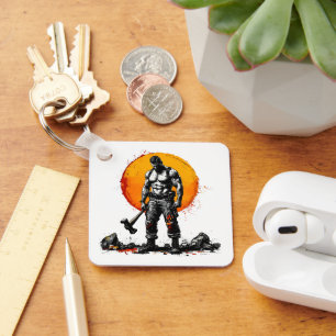 Porte-clés barbare guerrier imaginaire médiéval hummer Porte 