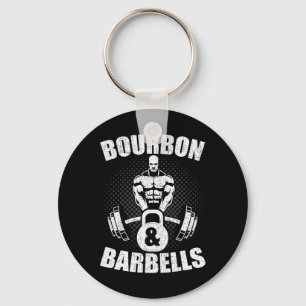 Porte-clés Barbells Bourbon Fitness Bodybuilding Haltérophili