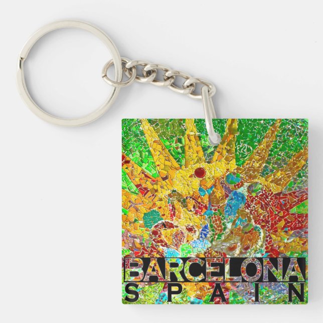 Porte-clés Barcelone (Devant)