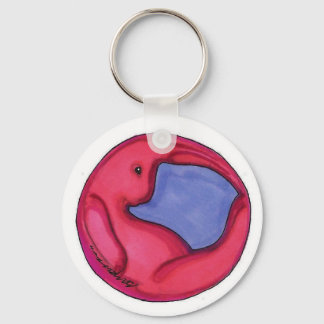 Porte-clés BargasOeuvres d'art conçu Porte - clé lapin Cercle