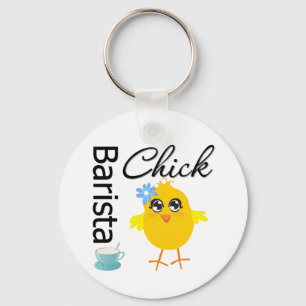 Porte-clés Barista Chick