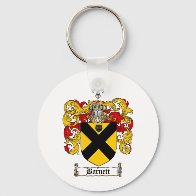 PORTE-CLÉS BARNETT FAMILLE CREST - BARNETT COAT D'ARMES (Recto)