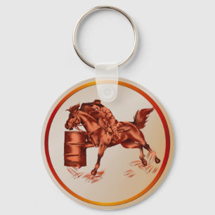 Porte-clés Barrel Racing -Porte - clé