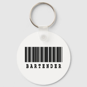 Porte-clés bartender barcode design