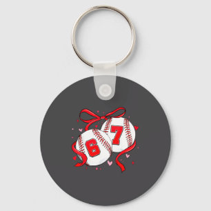 Porte-clés Baseball 67 Six Seven Mème Coquette Arc Saint-Vale