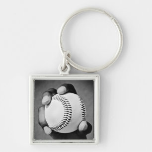 Porte-clés baseball en main
