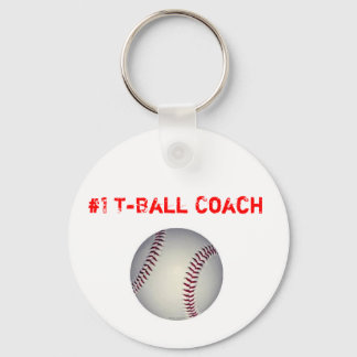 Porte-clés baseball, entraîneur T-Ball #1