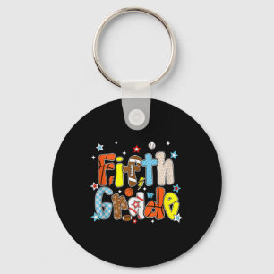 Porte-clés Baseball Football Basketball Preppy Cinquième Clas