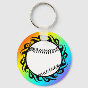 Porte-clés baseball. tribal.