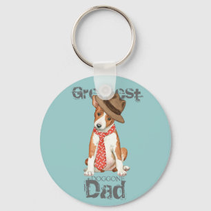 Porte-clés Basenji Papa