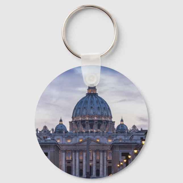 Porte-clés Basilique de San Pietro, Rome (Italie) (Recto)