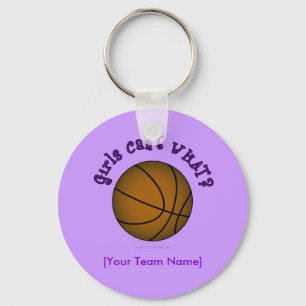 Porte-clés Basket-ball - Brown/pourpre