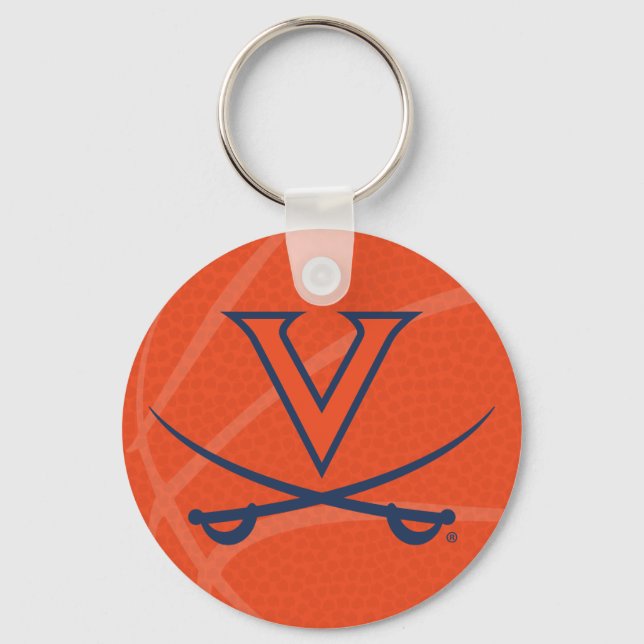 Porte-clés Basket-ball des Cavaliers de Virginie (Recto)