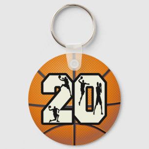 Porte-clés Basket-ball du numéro 20