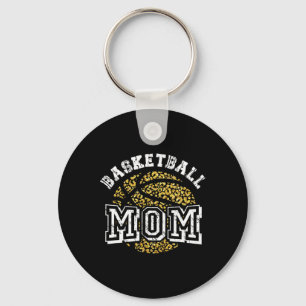 Porte-clés Basket-ball Maman Amusante Mère Amusante Joueur de