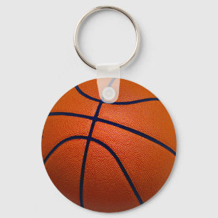 Porte-clés Basket-ball orange et noir