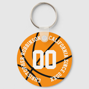 Porte-clés Basket-ball personnalisé moderne
