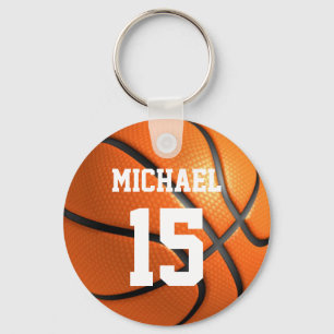Porte-clés Basket-ball Votre nom