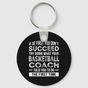 Porte-clés Basketball entraîneur cadeau Merci cadeau amusant