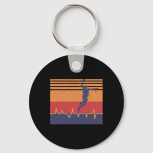 Porte-clés Basketball Heartbeat