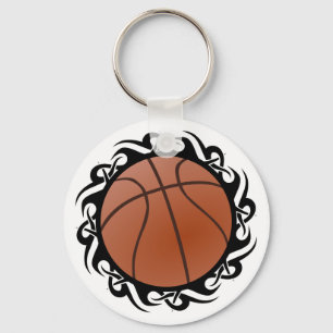 Porte-clés basketball. tribal.