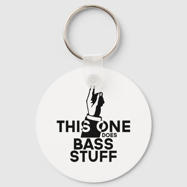 Porte-clés Bass Stuff - Funny Bass Music (Recto)