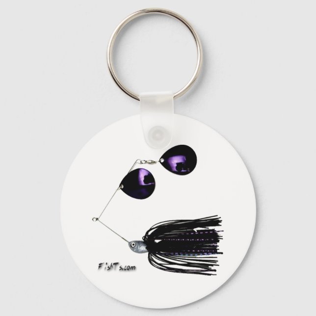 Porte-clés Basses de pêche artificielles (Recto)
