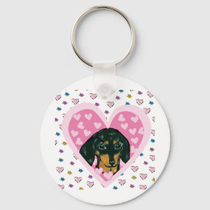 Porte-clés Basset allemand