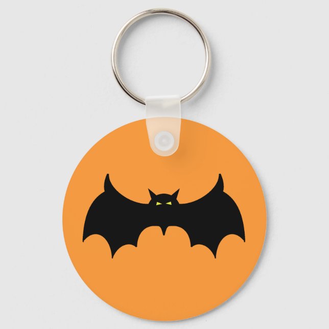 Porte-clés Bat d'Halloween (Recto)