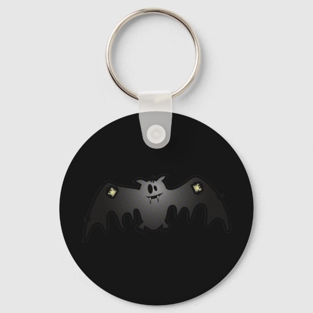 PORTE-CLÉS BAT PATCHY CUTE ET HEUREUSE (Recto)