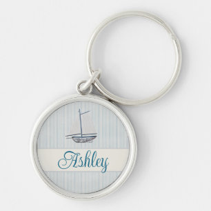 Porte-clés Bateau à voile Scrapbook côtier