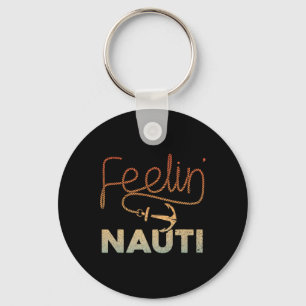 Porte-clés Bateau Cool Pour Hommes Femmes Sentiment Nauti Cap