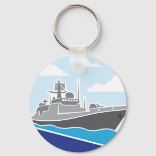 Porte-clés Bateau de guerre
