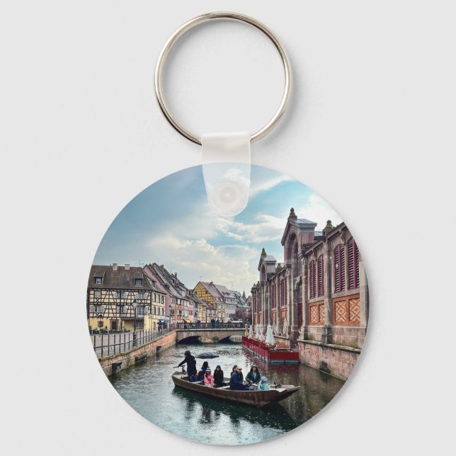 Porte-clés Bateau de la rivière Little Venice (Recto)
