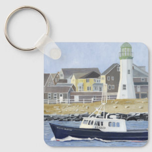 Porte-clés Bateau homardier, port de Scituate