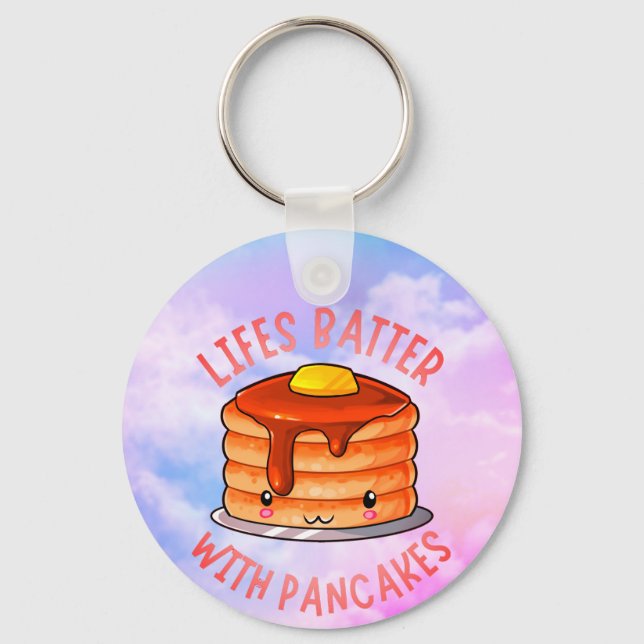 Porte-clés Bateau Lifes Avec Pancakes Cute Pancake (Recto)