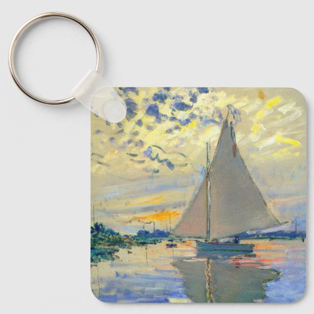 Porte-clés Bateau Monet au Petit-Gennevilliers (Recto)